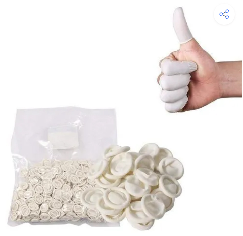 MS Finger Cots White